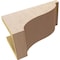 Ekena Millwork 6"W x 12"D x 6"H Wide Garner Rough Cedar Woodgrain TimberThane Corbel, Primed Tan CORUR06X12X06GARRCPR - alternate 3